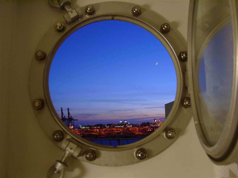 Wiebel Seite Esslingen Atlantiküberfahrt mit Frachtschiff